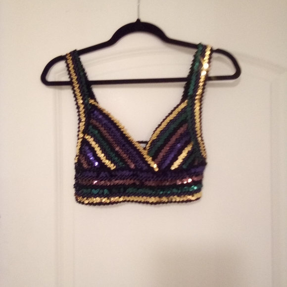 Rouge Helium Tops - SaLe🥳Helium Sequin Crop Top